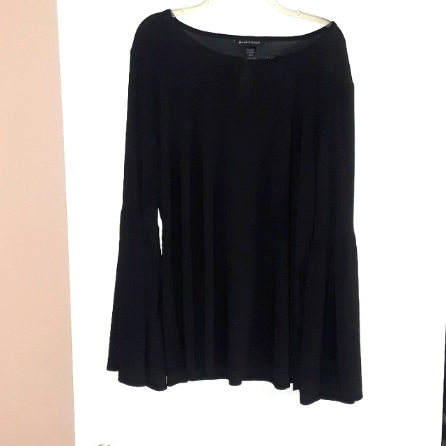 Womens Brand New Ashley Stewart Flared Sleeve Top Sz 1416